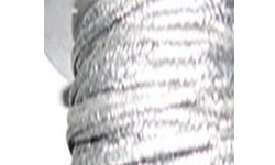 Graphite Yarn Wrapped with Wire Mesh